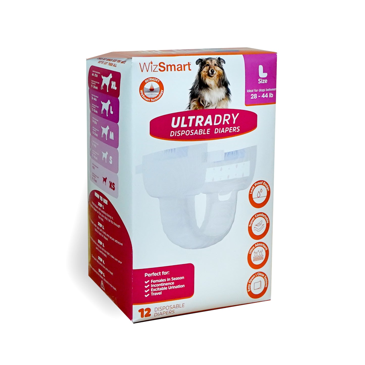 UltraDry Disposable Dog Diapers